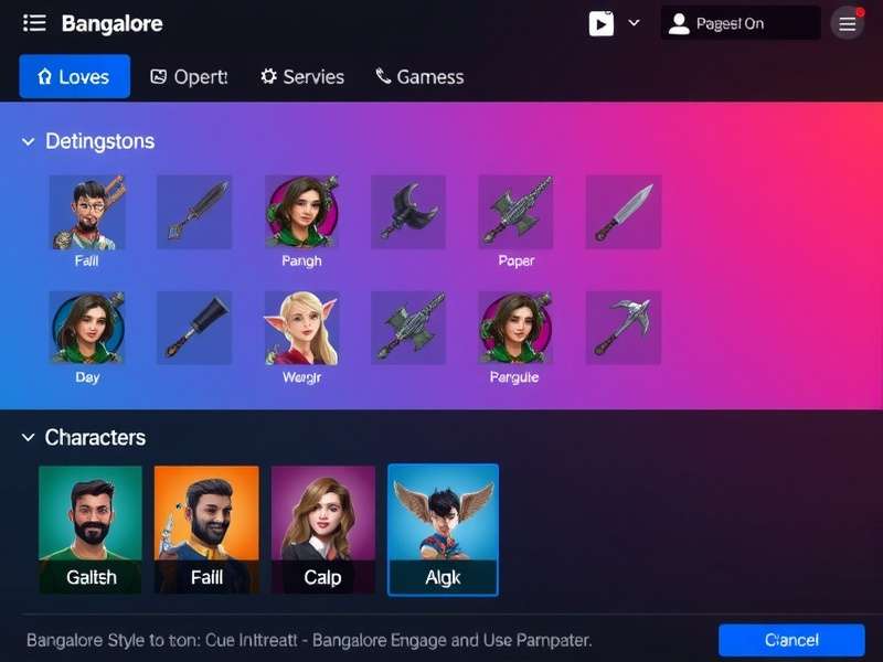 Bangalore Style Icon Character Customization